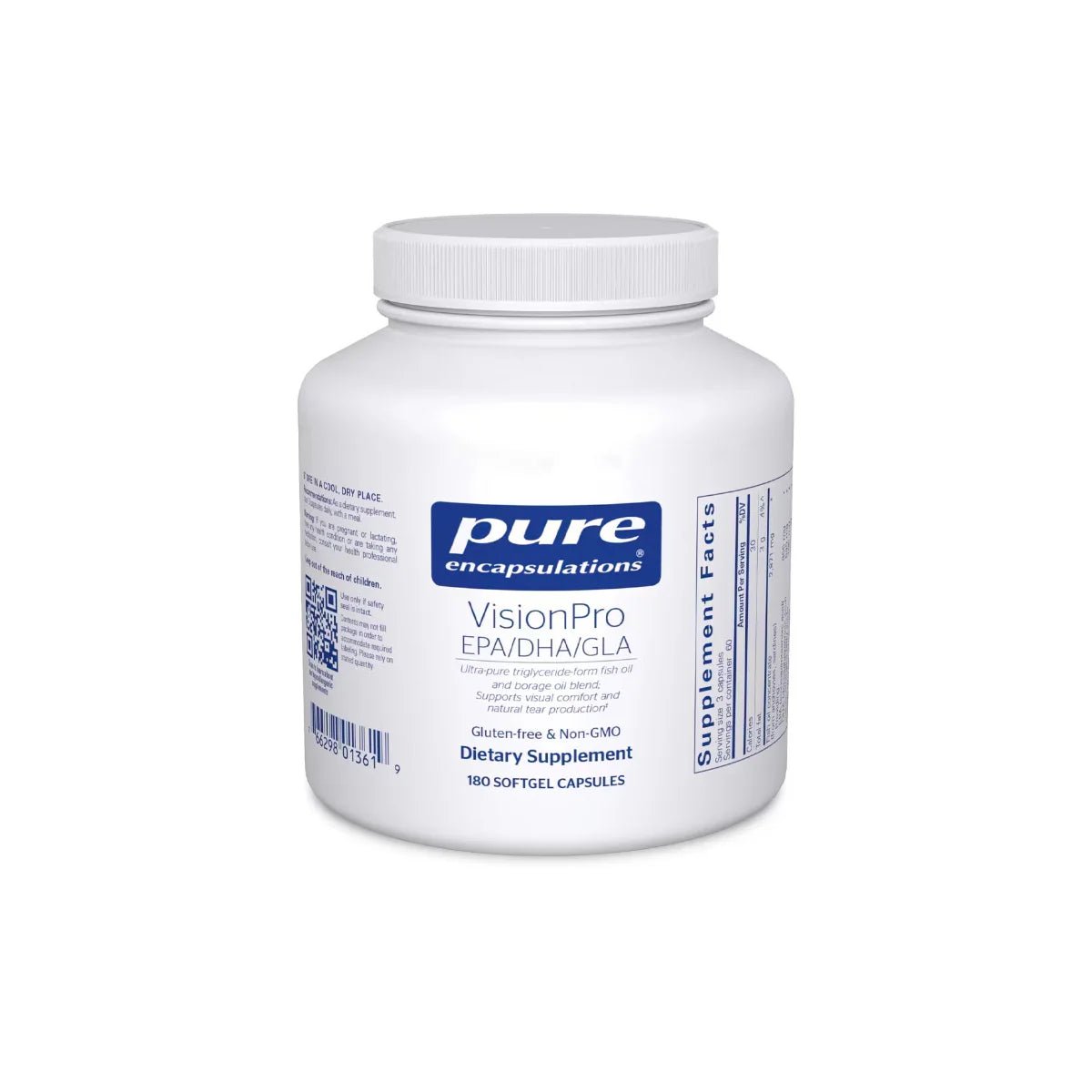 Pure Encapsulations VisionPro EPA/DHA/GLA Tear Support (90 ct - 1 Month) - Dryeye Rescue