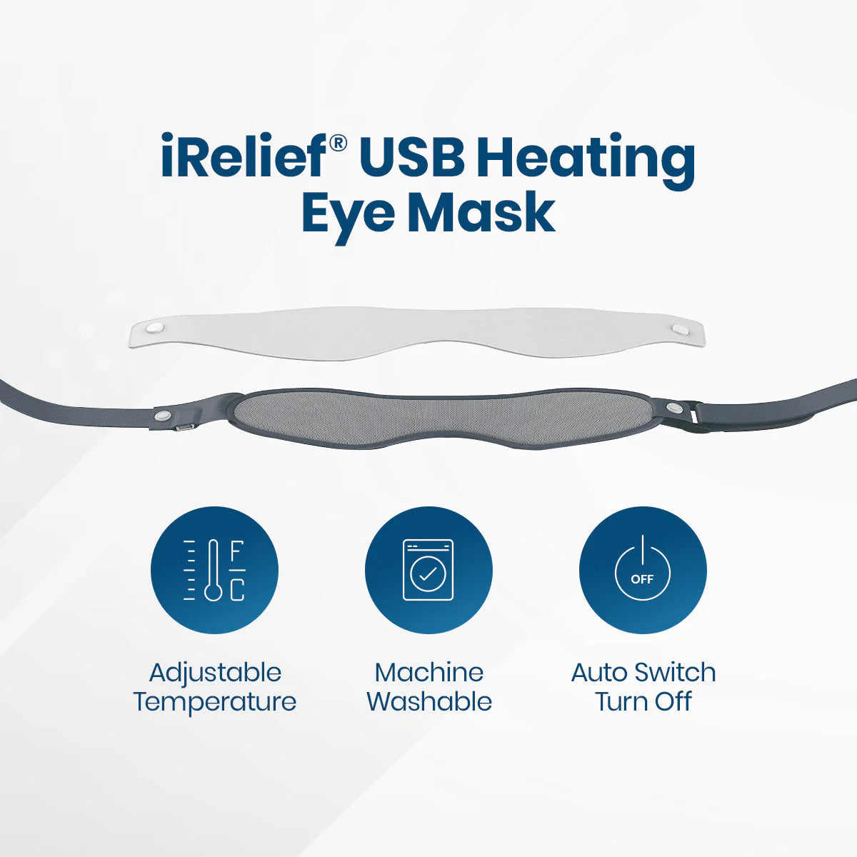 I-Relief USB Eye Heat Mask with removable insert