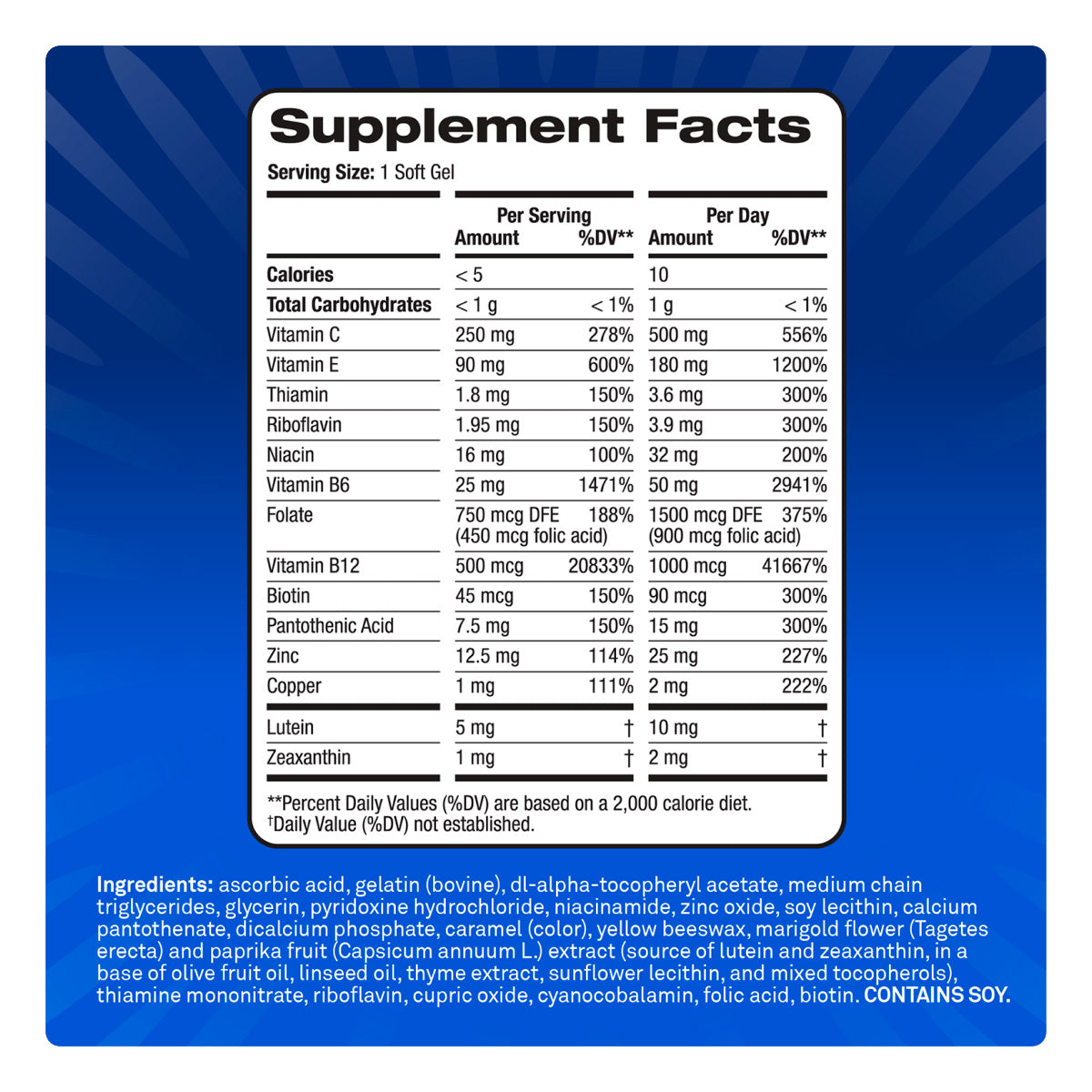 PreserVision® AREDS 3 Formula Eye Vitamin & Mineral Supplement