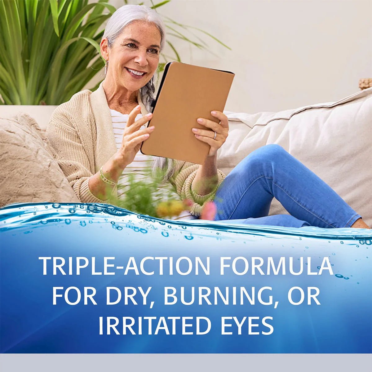 Refresh Optive Advanced Eye Drops (10 mL Bottle) - Dryeye Rescue