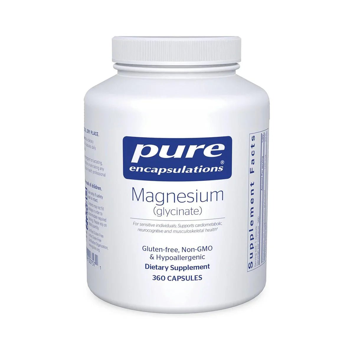 Pure Encapsulations Magnesium (Glycinate) 360ct (4-12 month supply) - Dryeye Rescue