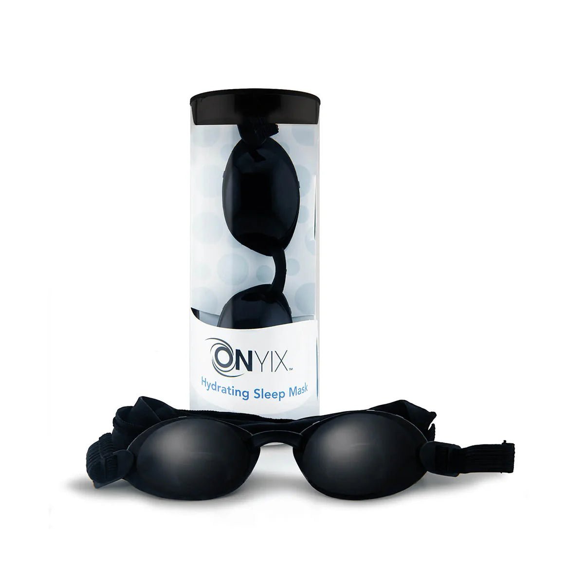 EyeEco Onyix Hydrating Nighttime Sleep Mask for Eye Relief (Black) - Dryeye Rescue
