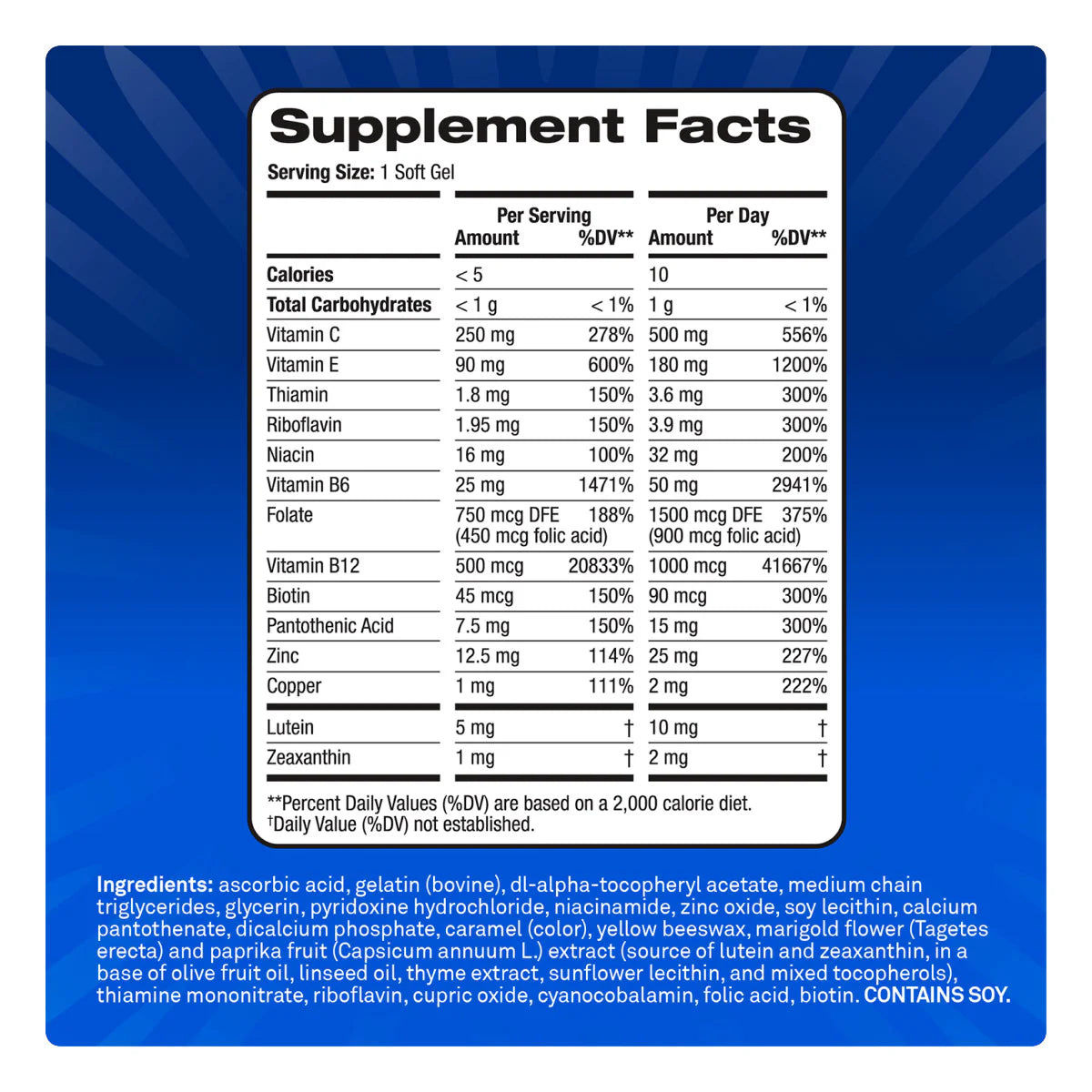 PreserVision® AREDS 3 Formula Eye Vitamin & Mineral Supplement