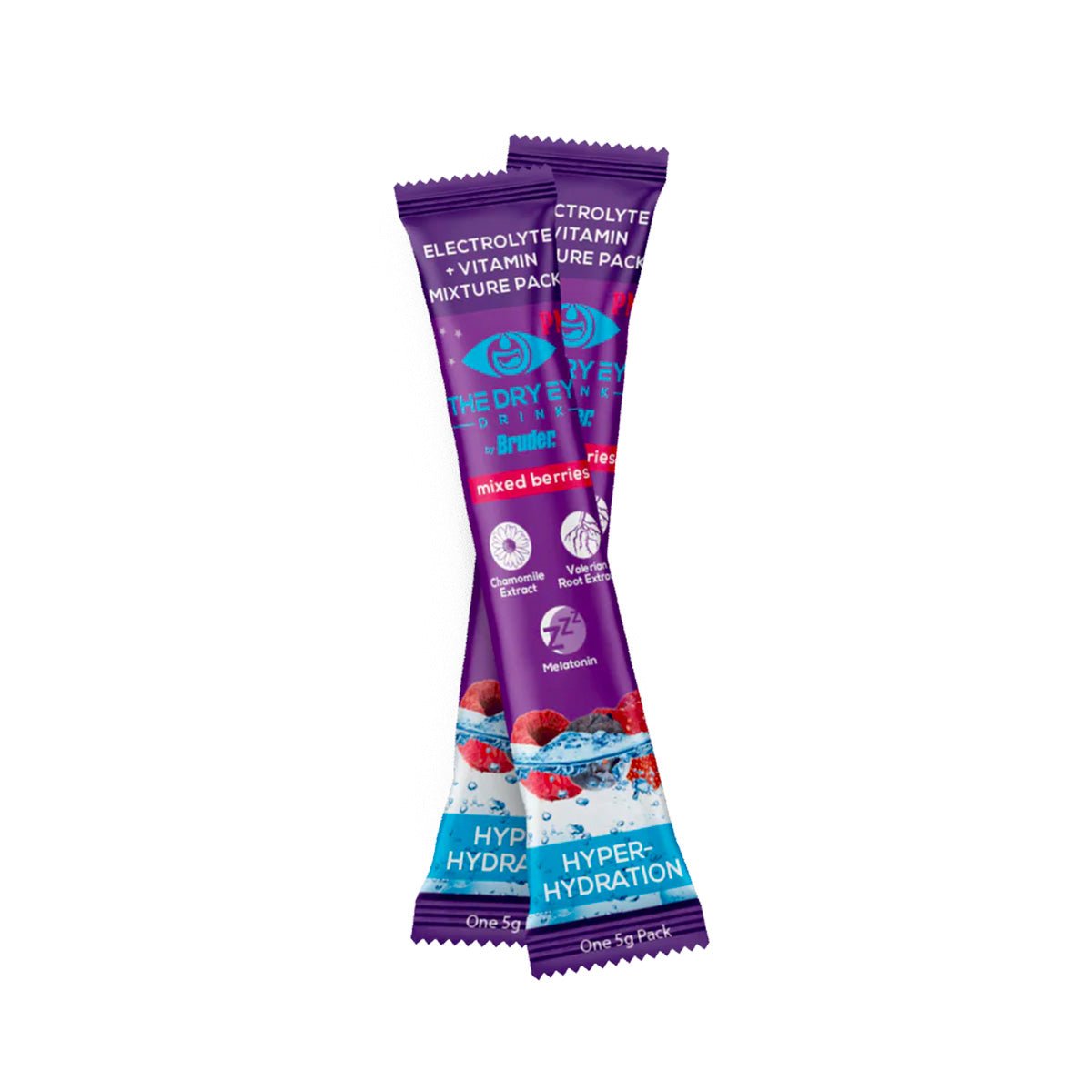 Dry Eye Drink™ PM – Nighttime Hydration + Sleep Support for Dry Eyes (20 Packets) - Dryeye Rescue