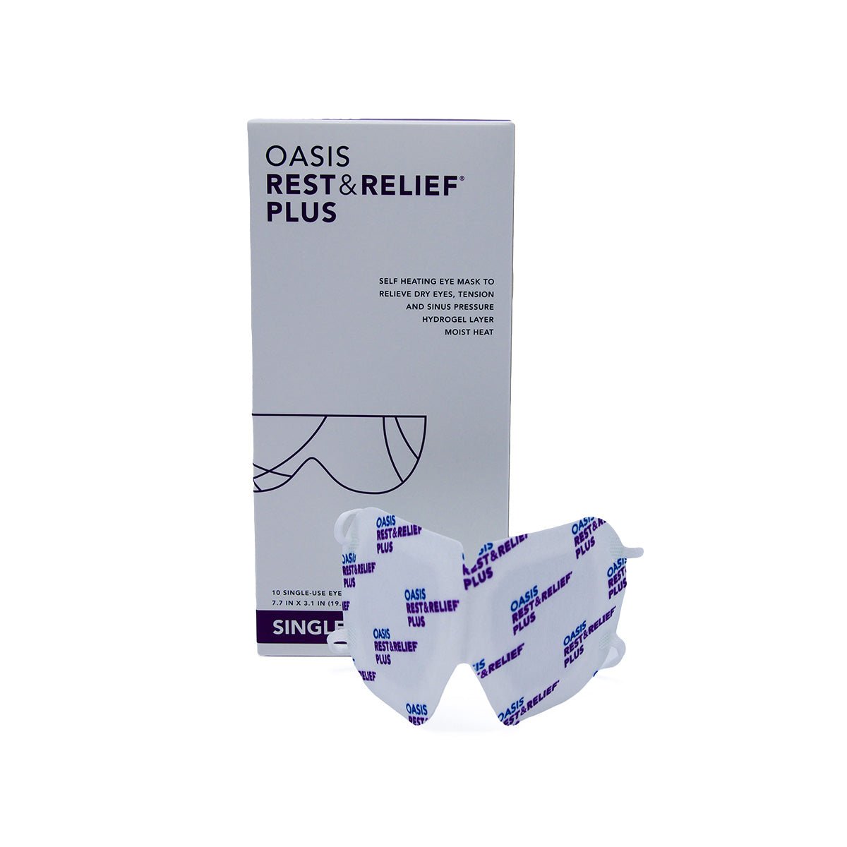 Oasis Self-Heating Rest & Relief Plus Mask (10ct masks) - Dryeye Rescue