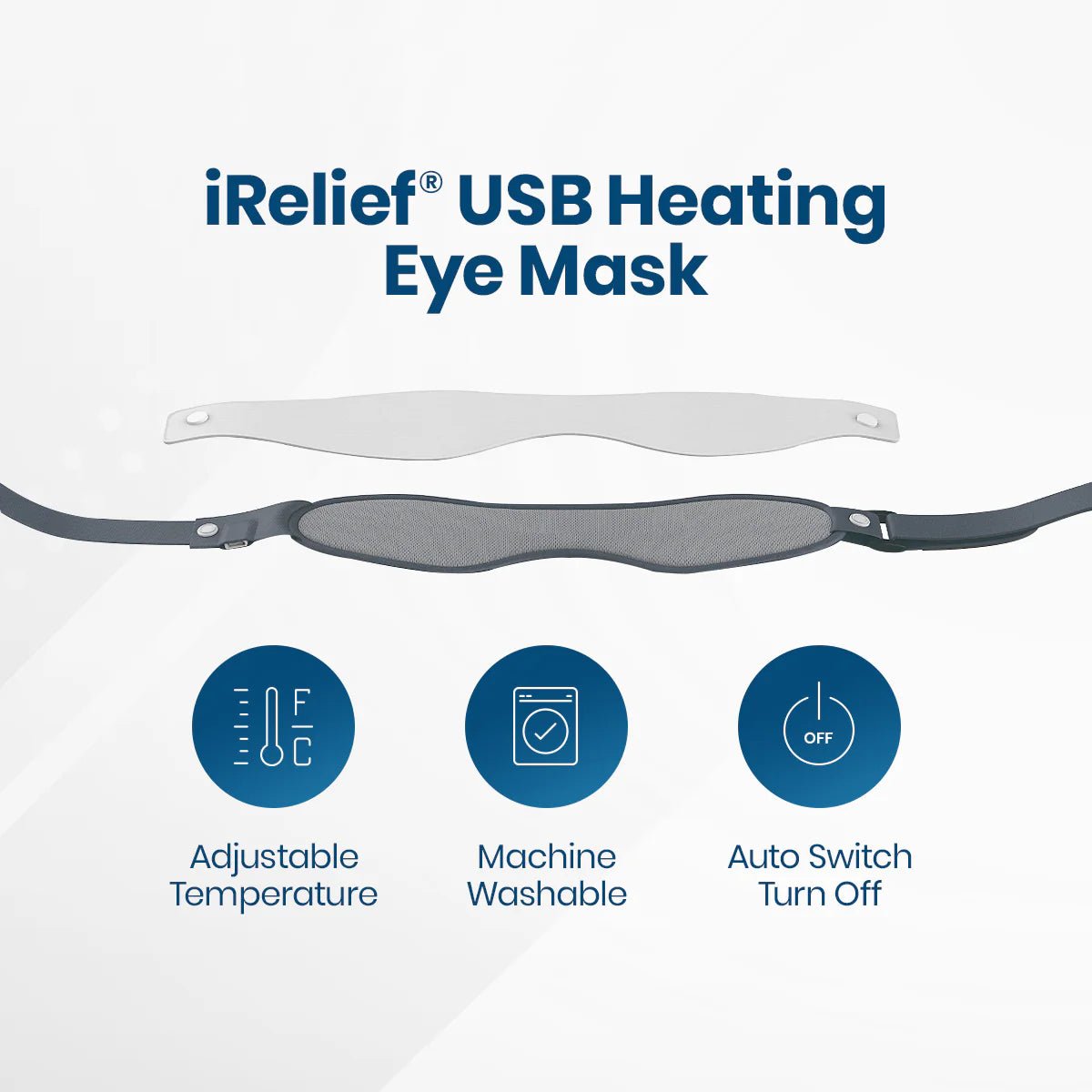 I-Relief USB Eye Heat Mask with removable insert - Dryeye Rescue
