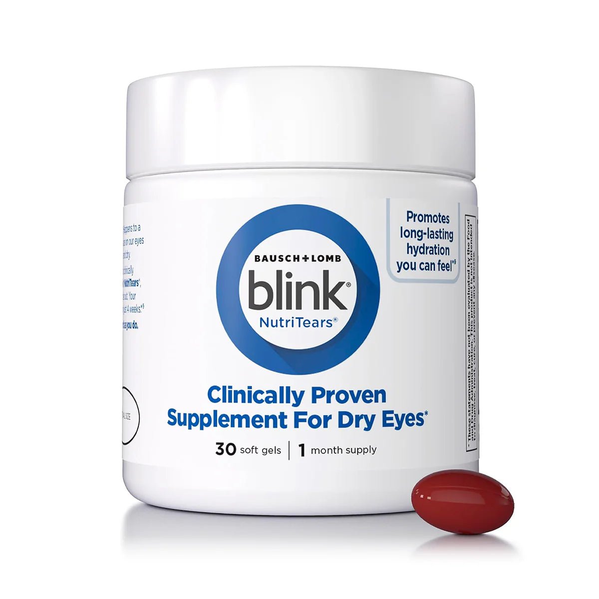 Blink NutriTears supplement for Dry Eyes (30 Softgels - 1 Mo Supply) - Dryeye Rescue