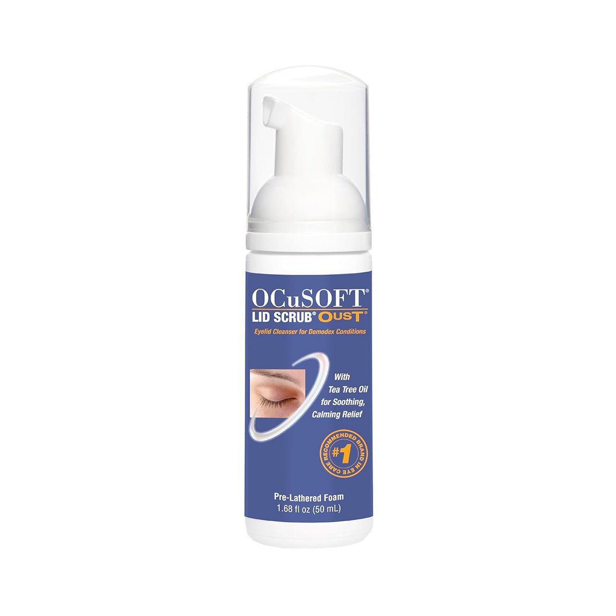 OCuSOFT Oust Demodex Removal Cleanser Foam (50mL) - Dryeye Rescue