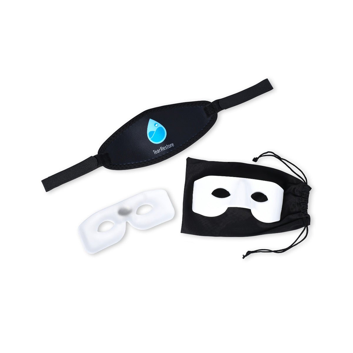 TearRestore Basic: Mask, 2 Reusable Heat Packs - Dryeye Rescue
