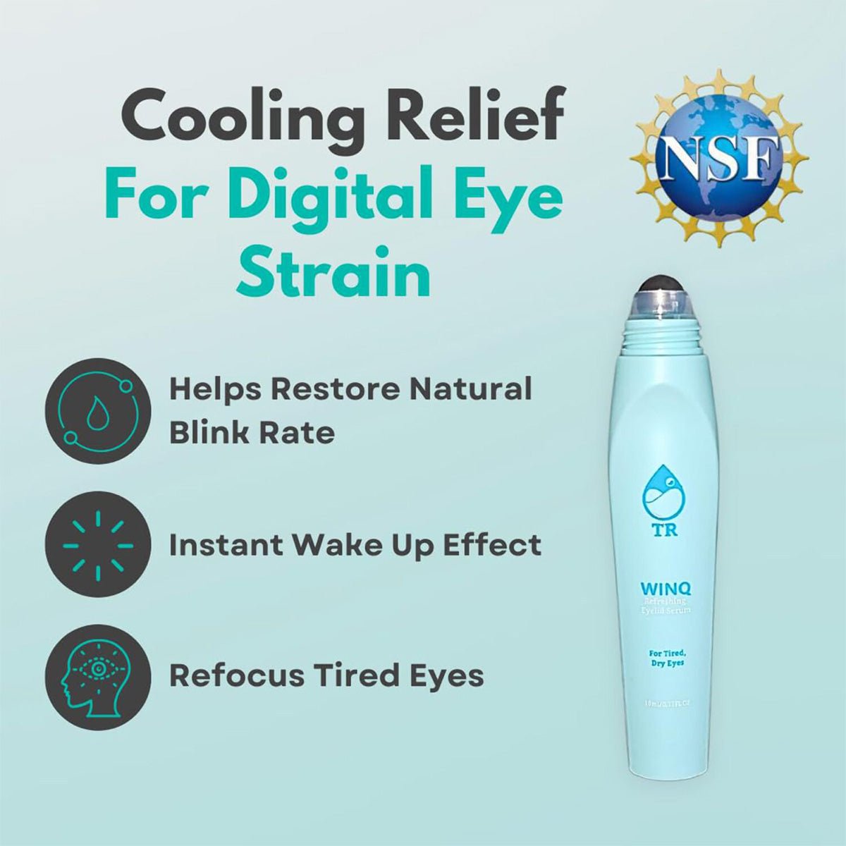 WINQ Eyelid Refreshing Serum for Tired Dry Eyes (10mL) - Dryeye Rescue