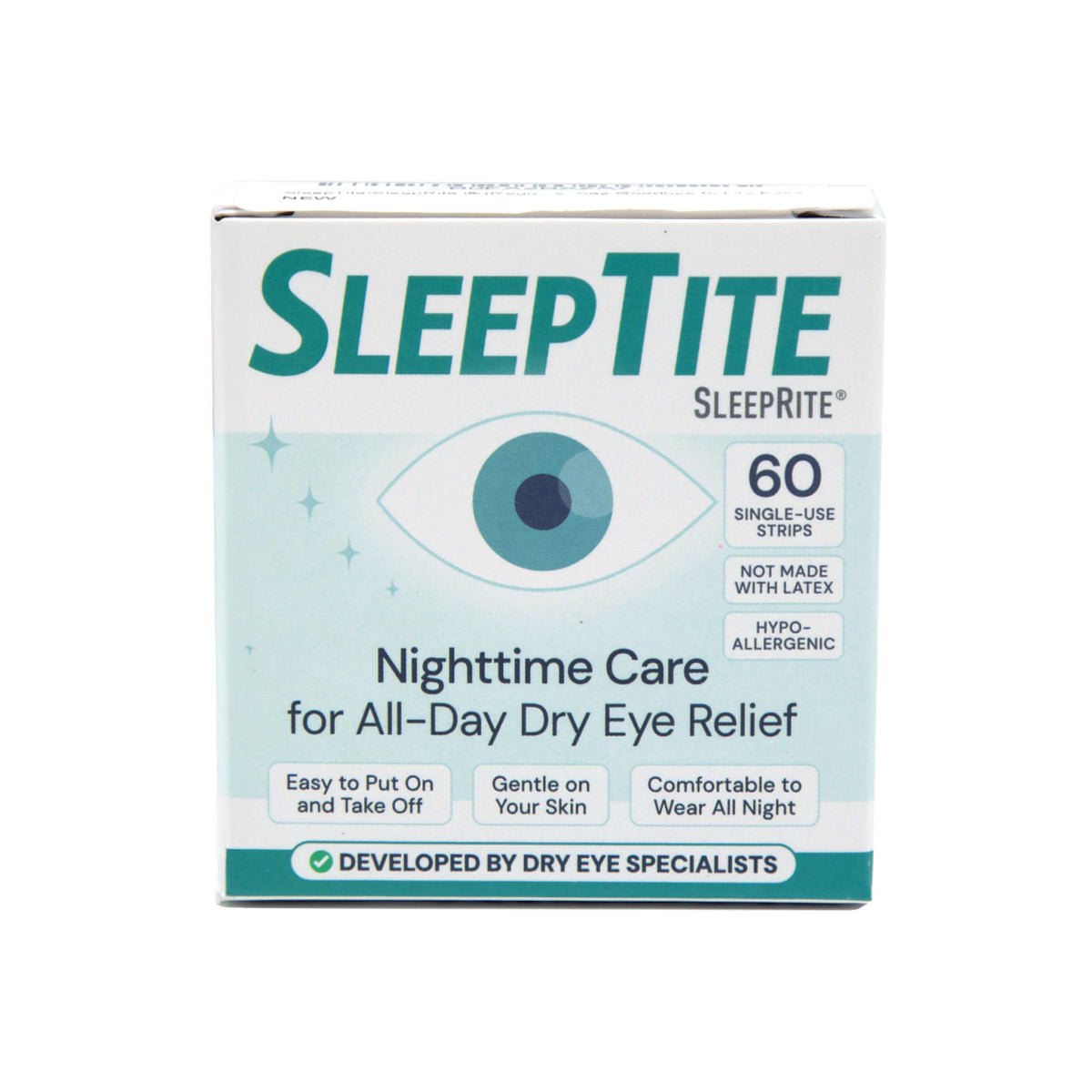 SleepTite/SleepRite Lid Seals, Nighttime Lid Closure Device (30 Pairs) - Dryeye Rescue