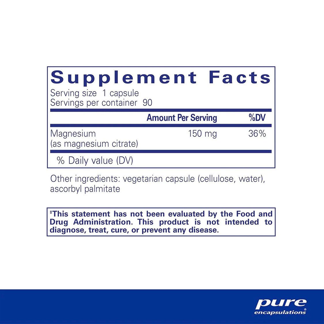 Pure Encapsulations Magnesium (Citrate) - Dryeye Rescue