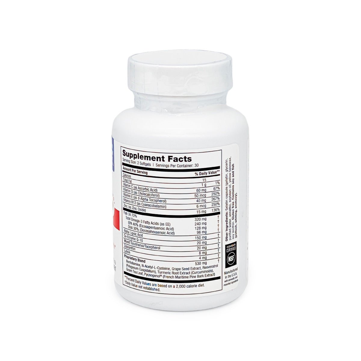 EyePromise DVS Eye Vitamin, Retinal Support for Diabetic Retinopathy - 60 Ct - Dryeye Rescue