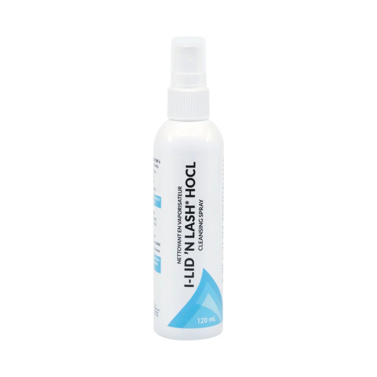I-LID ’N LASH® HOCl Cleansing Spray – Pure Hypochlorous Acid for Gentle Eyelid & Lash Hygiene (120mL Bottle) - Dryeye Rescue