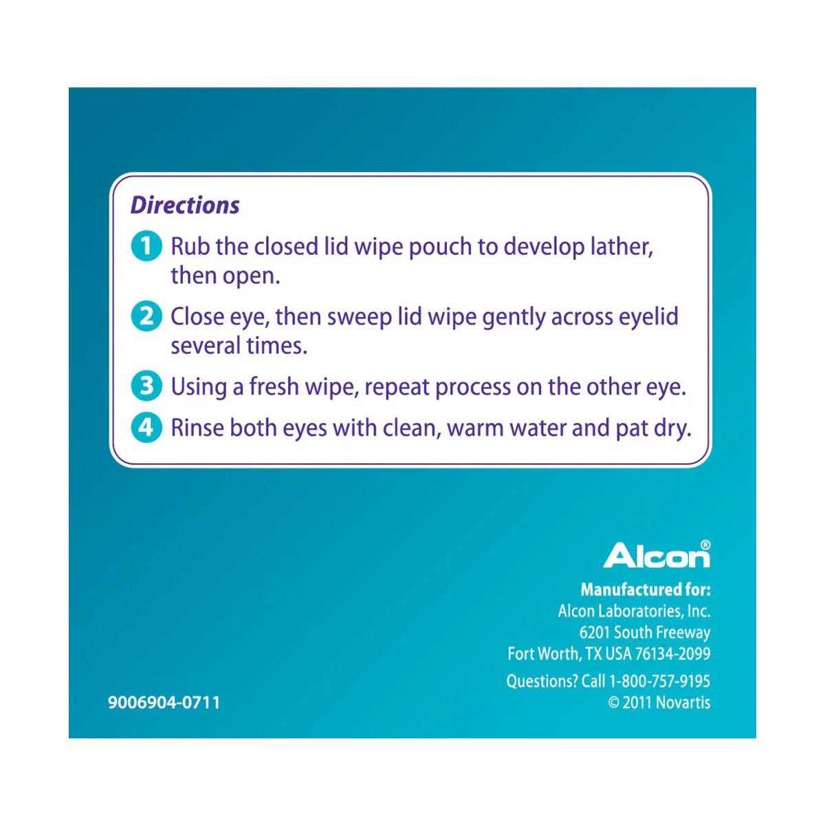 Systane Lid Wipes Eyelid Cleansing, Hypoallergenic, Make-up Remover Wipes, (30 Count) - Dryeye Rescue