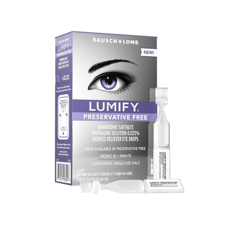 Lumify Preservative Free Redness Reliever Vials (20ct) - Dryeye Rescue