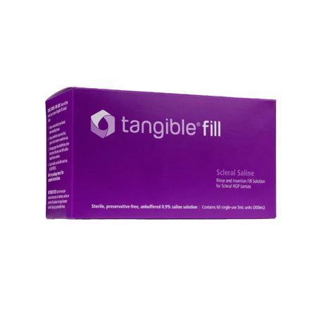 Tangible Fill – Preservative - Free Saline Solution for Scleral Lens (60 Vials)es - Dryeye Rescue