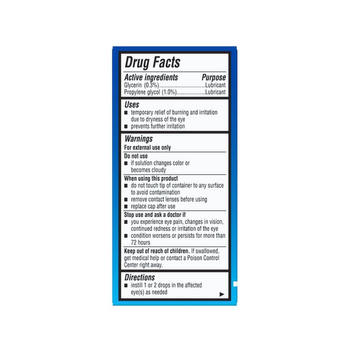 Bausch + Lomb Advanced Eye Relief® Dry Eye Lubricant Eye Drops – 15mL (0.5 fl oz) - Dryeye Rescue