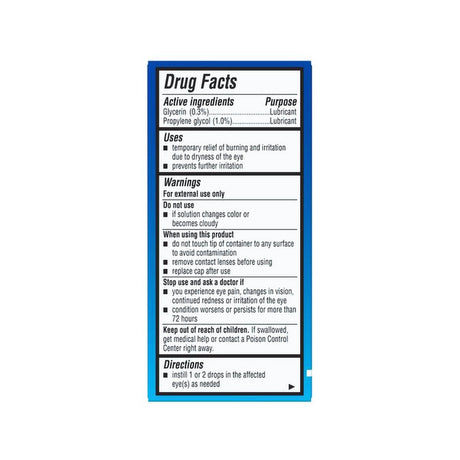 Bausch + Lomb Advanced Eye Relief® Dry Eye Lubricant Eye Drops – 15mL (0.5 fl oz) - Dryeye Rescue