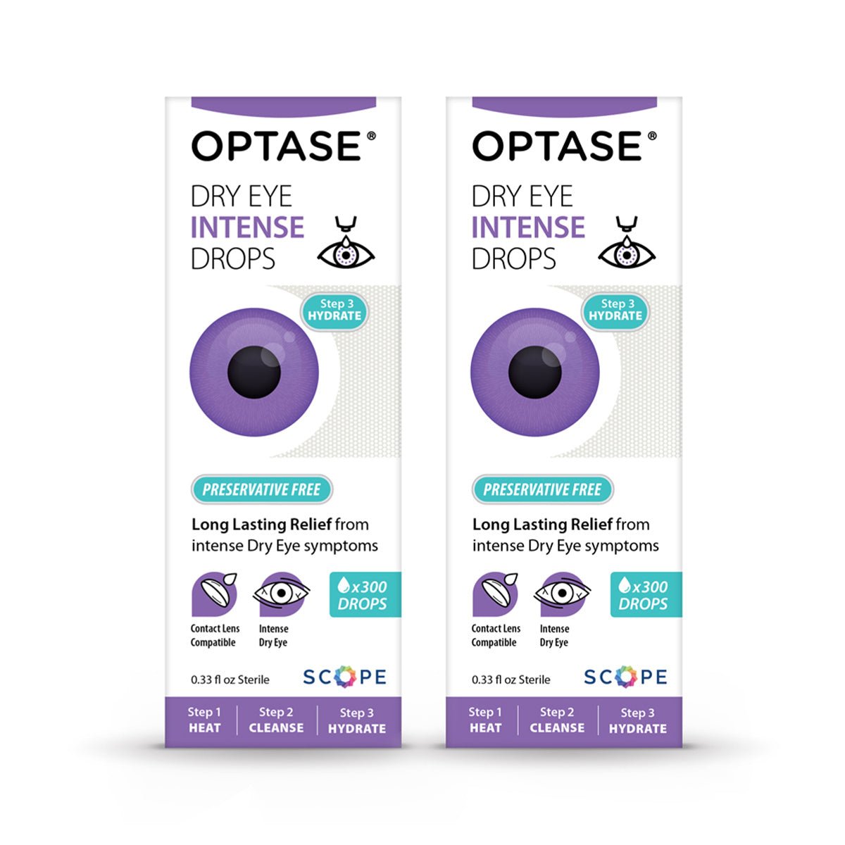 Optase Intense 2-pack Preservative Free Eye Drops 2-Pack