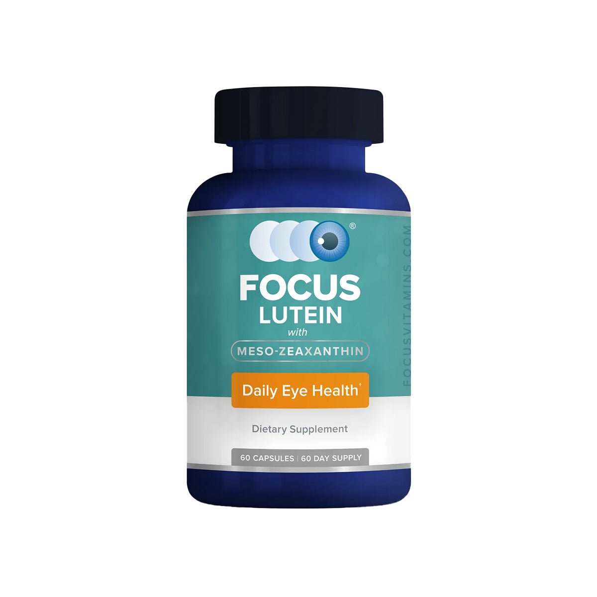 Focus Lutein Triple Carotenoid Formula for Adults - Eye Vitamins (60ct - 2 Month Supply) - Dryeye Rescue