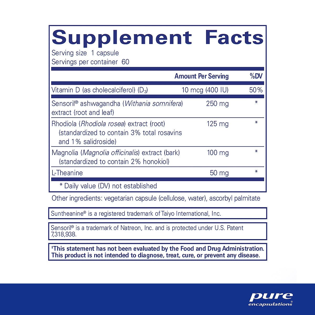 Pure Encapsulations Cortisol Calm - Dryeye Rescue