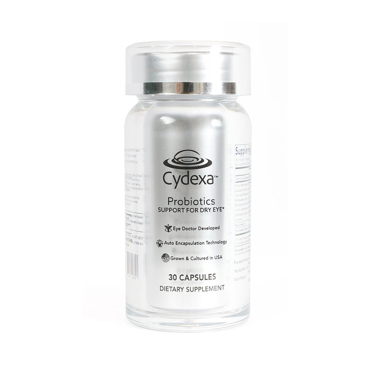 Cydexa Probiotics for Support for Dry Eye Supplement (30 Capsules) - Dryeye Rescue