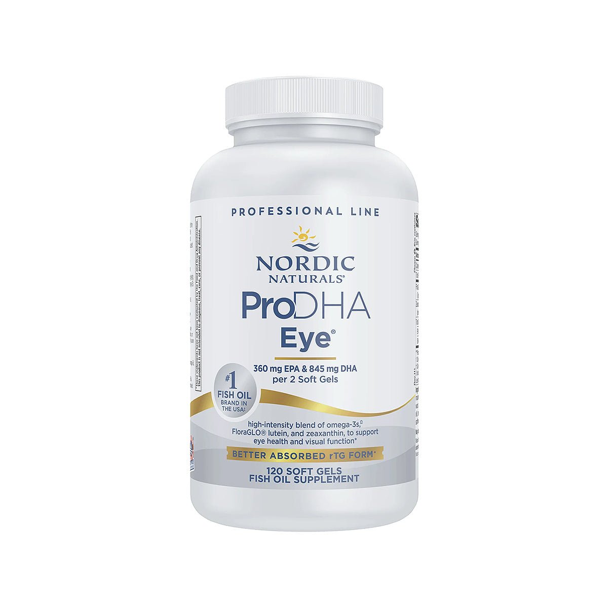 Nordic Naturals ProDHA Eye – Advanced Omega - 3 with Lutein & Zeaxanthin for Vision & Eye Health – 60ct & 120ct Softgels - Dryeye Rescue