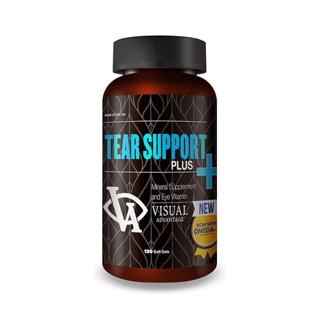 Visual Advantage Tear Support Plus Mineral Supplement and Eye Vitamin (120ct) - Dryeye Rescue