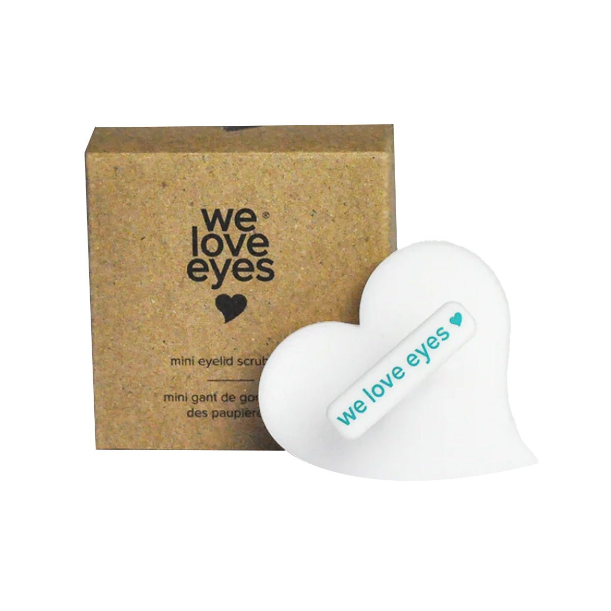 We Love Eyes Mini Eyelid Scrub Mitt – Precision Cleansing for Healthy Lids - Dryeye Rescue