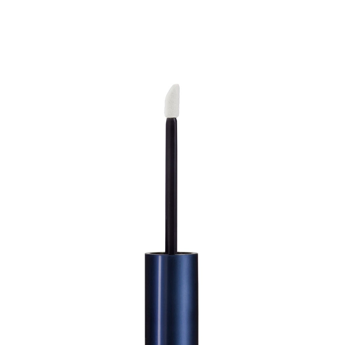The RevitaLash RevitaBrow Advanced Eyebrow Conditioner Serum, with a blue cylindrical container and black wand, features a white tip applicator. Enriched with BioPeptin Complex®, it targets eyebrow aging and is elegantly displayed against a white background.