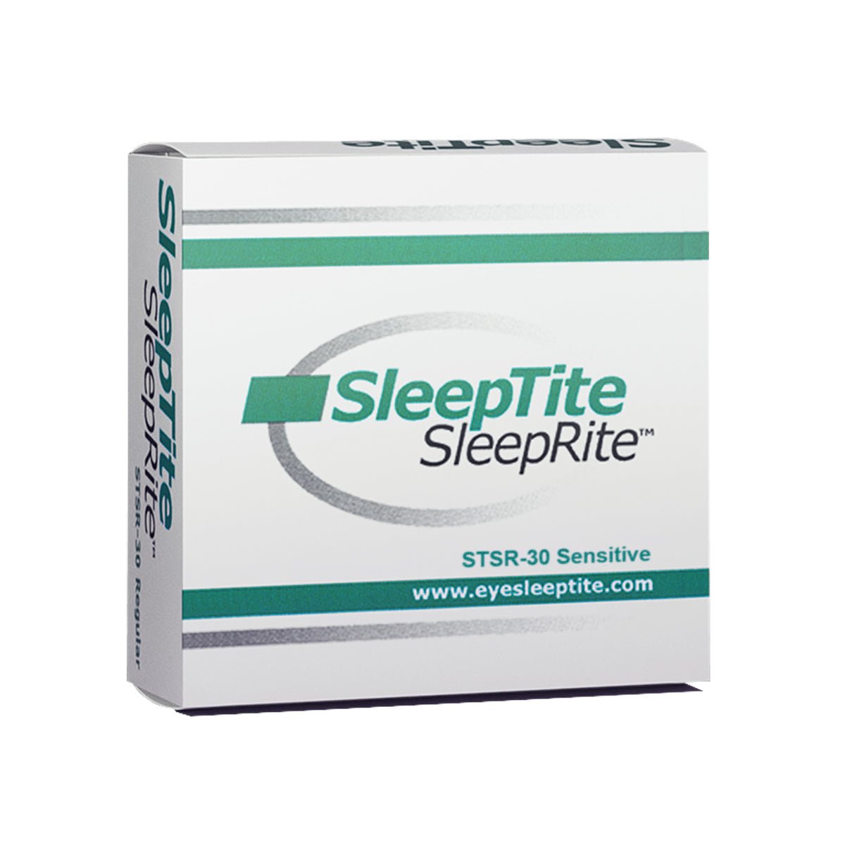 The SleepTite, SleepRite daily nighttime lid closure device (30ct) by Ophthalmic Resources Partners features a soothing blue-green and gray design with hypoallergenic seals under STSR-30 Sensitive for relieving dry eye symptoms. Visit www.eyesleeprite.com for more info.