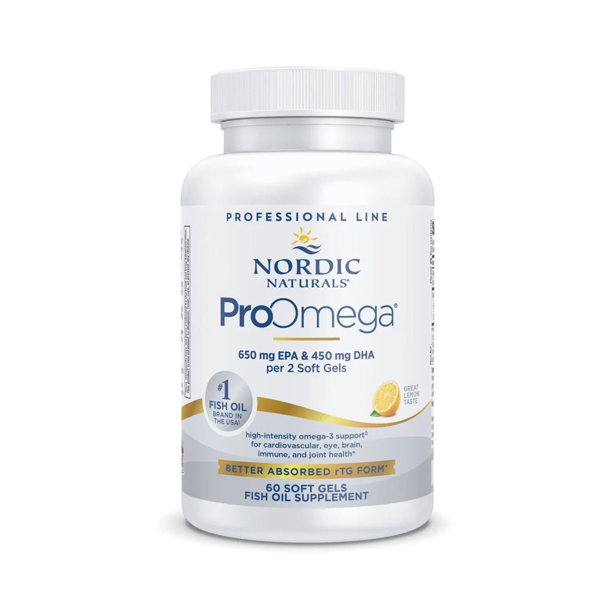 Nordic Naturals ProOmega, Lemon Flavor, Omega Supplement (3 Sizes) - Dryeye Rescue