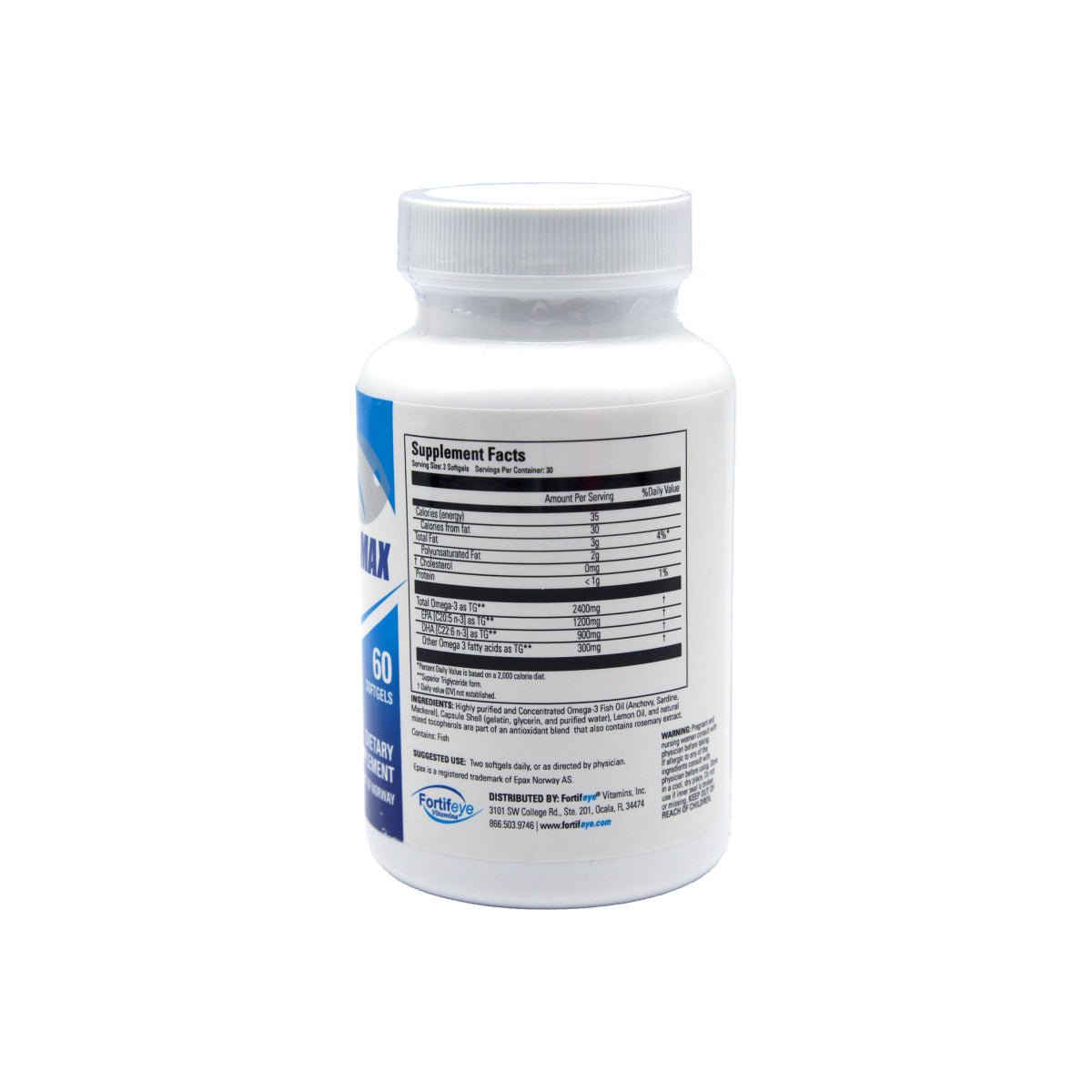 Fortifeye Super Omega-3 Max (60ct) - Dryeye Rescue