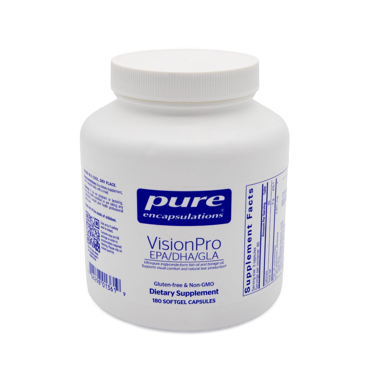 Pure Encapsulations VisionPro EPA/DHA/GLA Tear Support (90 ct - 1 Month) - Dryeye Rescue