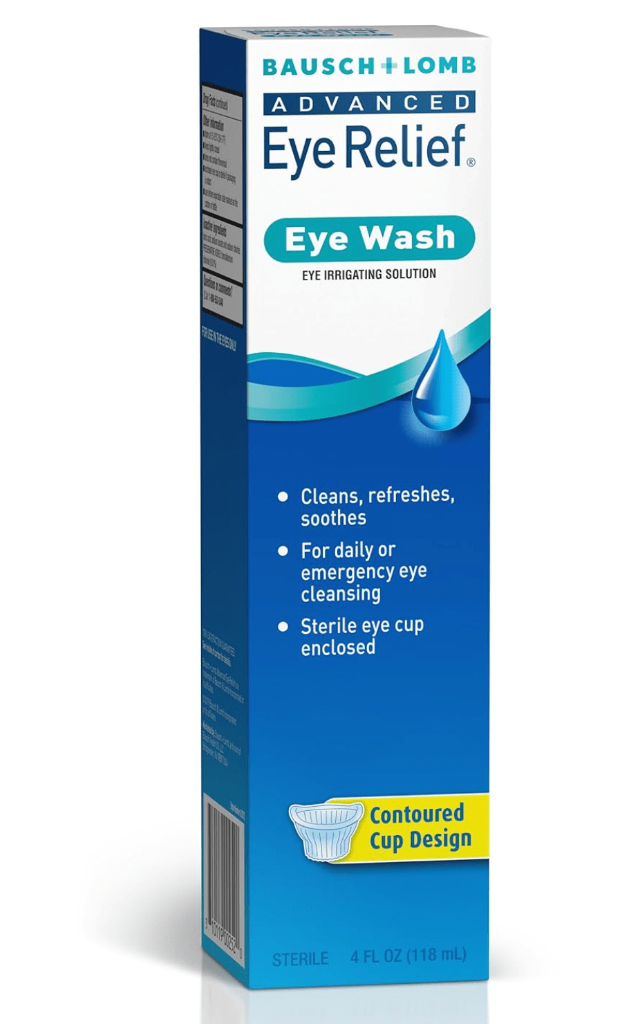 Advanced Eye Relief Eye Wash by Bausch & Lomb (4 oz Bottle) - Dryeye Rescue