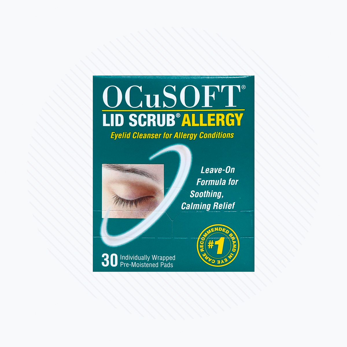 Ocusoft Lid Scrub  Allergy Eyelid Cleanser (2 x 30 Wipes) 2-Pack