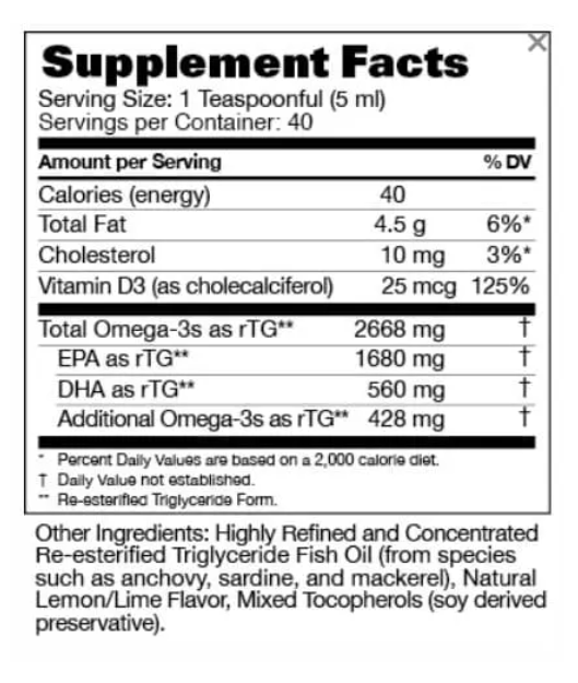 PRN Dry Eye Omega Benefits® Liquid (1.3 and 2 month Sizes) - Dryeye Rescue
