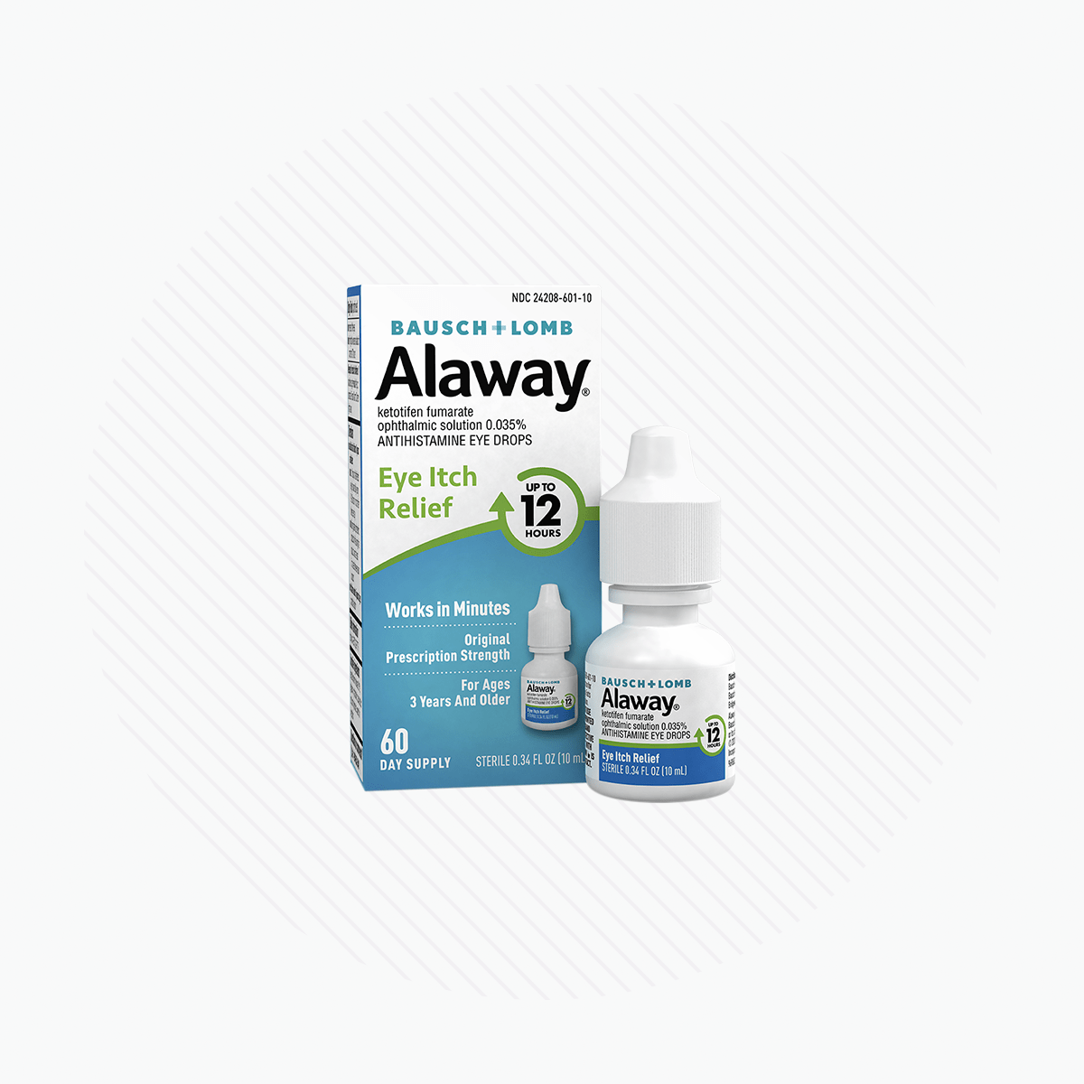 Alaway Antihistamine Allergy Eye Drops (60 Day Supply) - Dryeye Rescue