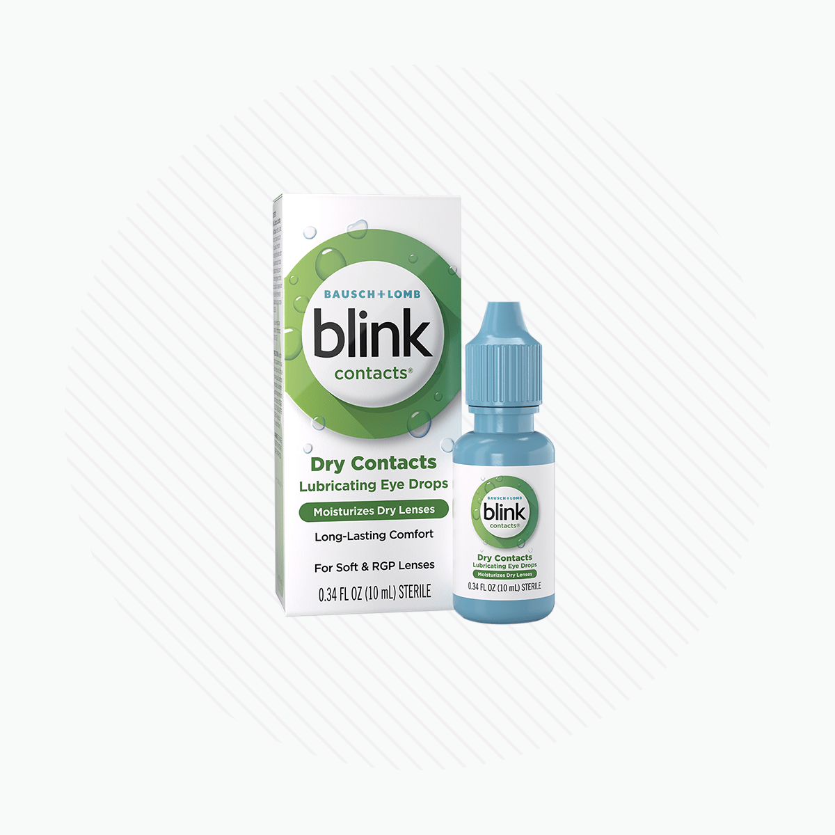 Blink Contacts Lubricating Eye Drops (10ml) - Dryeye Rescue