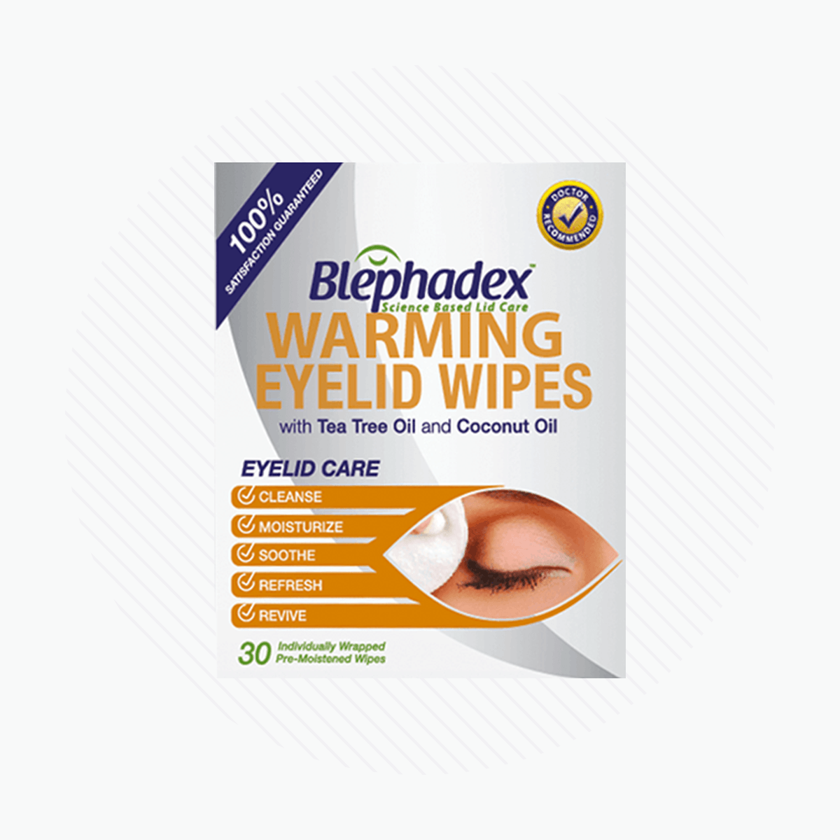 Blephadex Warming Eyelid Wipes (1 month Box of 30) - DryEye Rescue Store