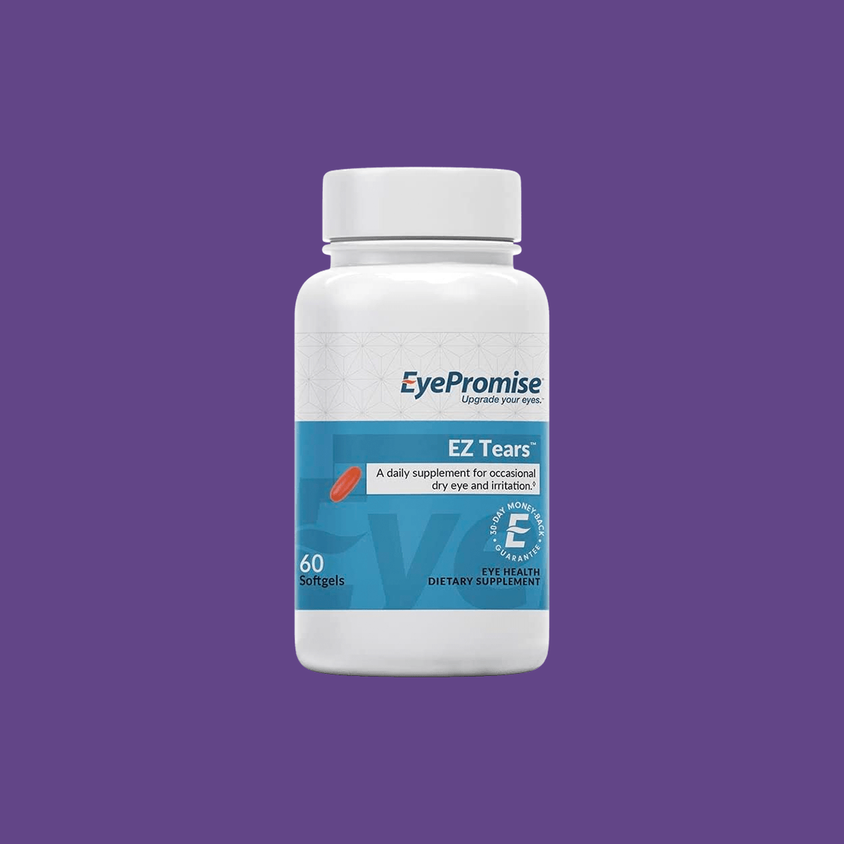 EyePromise Ez Tears Eye Vitamin – Dry Eye - 30 day Supply (60ct Bottle) - DryEye Rescue Store