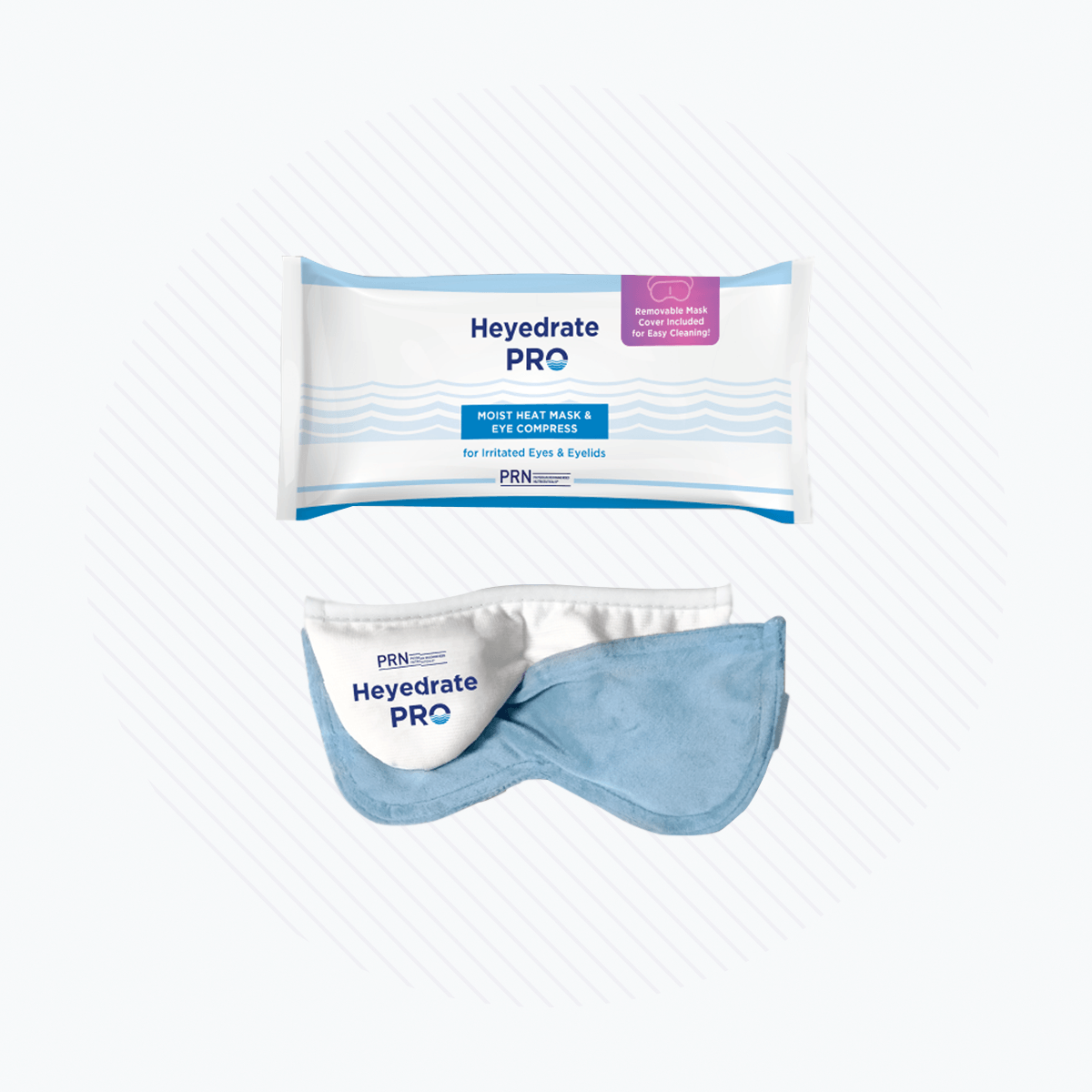 Heyedrate Pro by PRN Heat Mask with Cover for Dry Eyes - Dryeye Rescue