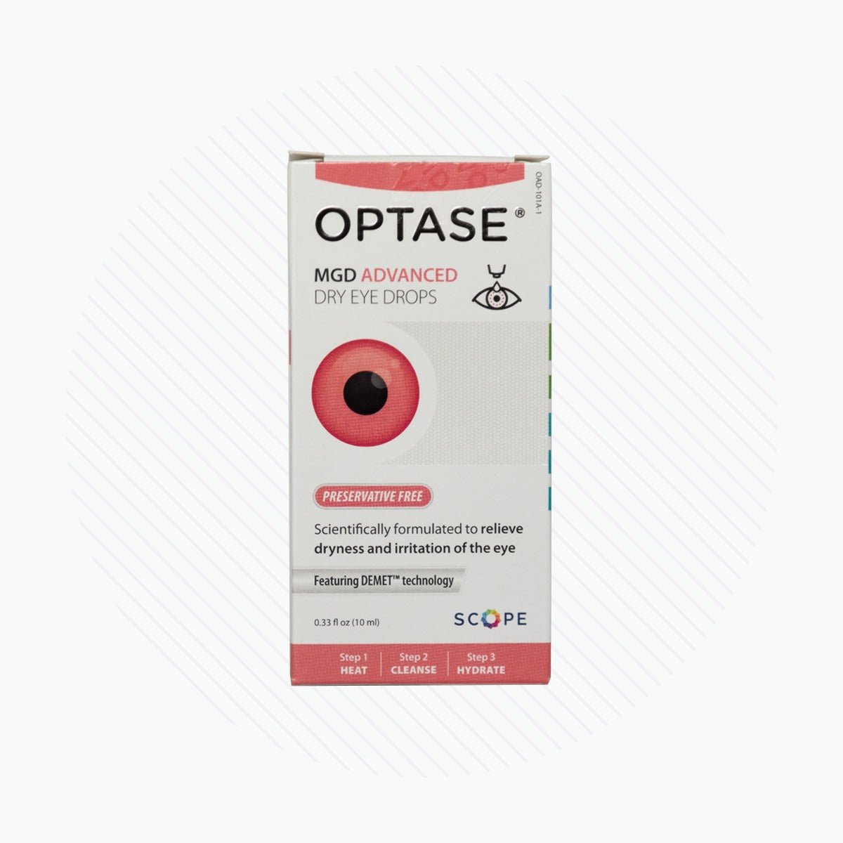 Optase Gotas avanzadas para ojos secos MGD Gotas para ojos secos y