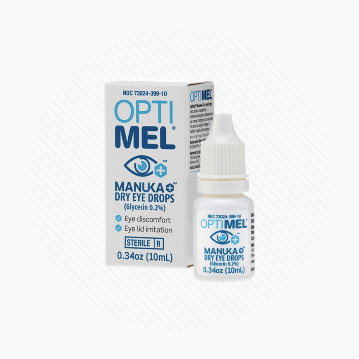 Optimel Manuka + Dry Eye Drops 0.2 %, 0.34 oz (10mL Bottle) - Dryeye Rescue