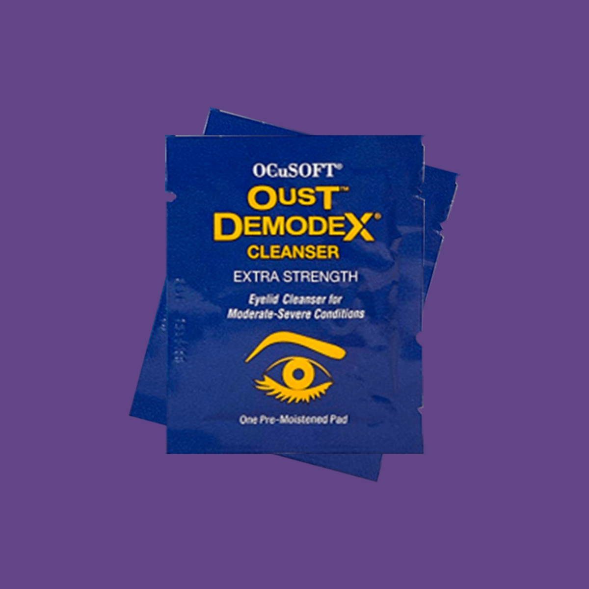 OCuSOFT Oust Demodex Cleanser Pre-Moistened Pads - DryEye Rescue Store