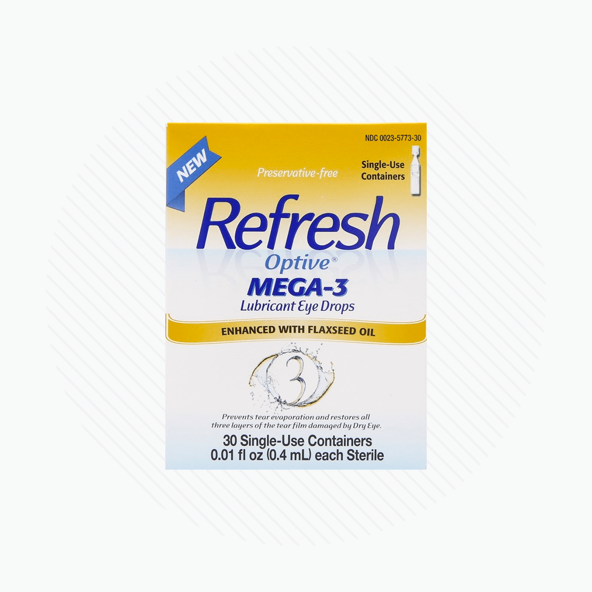 REFRESH OPTIVE MEGA-3 ( 0.4mL Vials) - DryEye Rescue Store