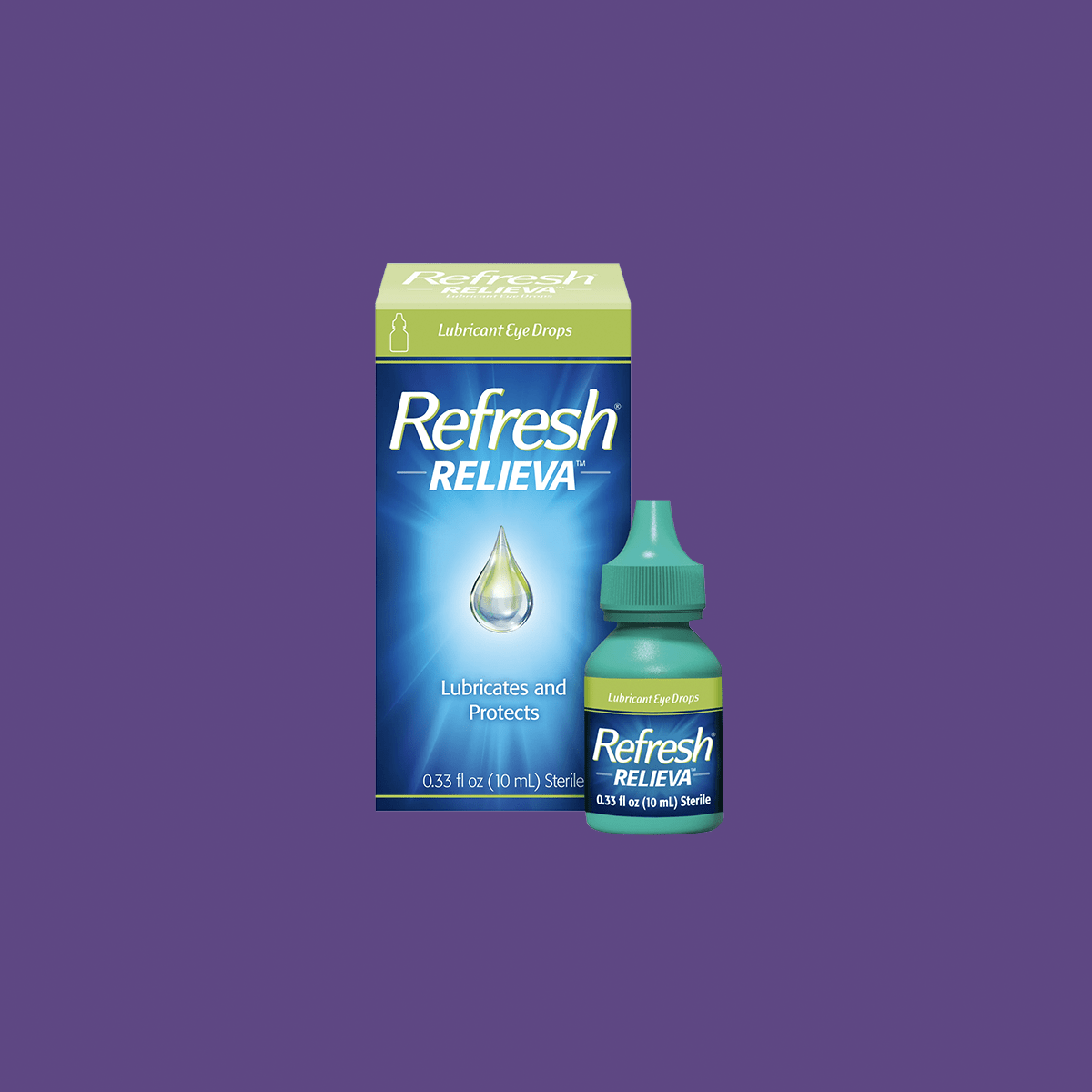 Refresh Relieva Eye Drops to relieve discomfort due to dry, irritated eyes (10mL) - Dryeye Rescue