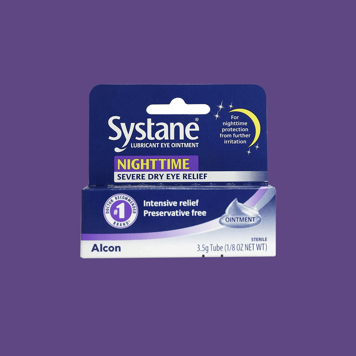 Systane Night-Time Eye Ointment Severe Dry Eye Symptom Relief (3.5g Tube) - Dryeye Rescue