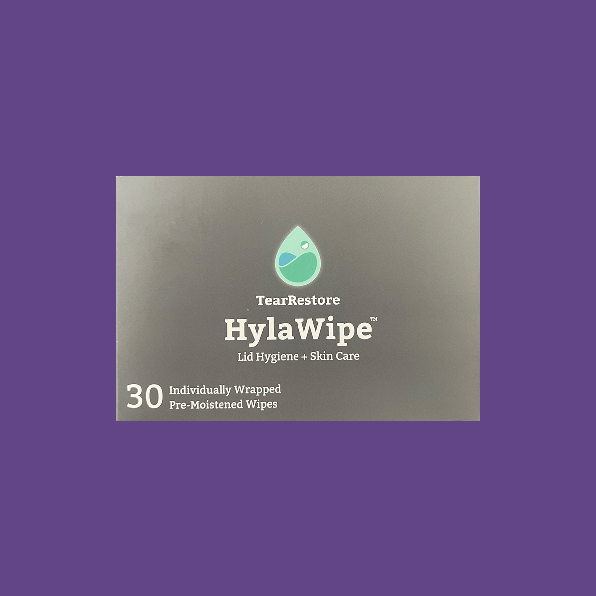 TearRestore HylaWipe Lid Hygiene for Dry Eyes and Allergies 30ct Wipes - DryEye Rescue Store